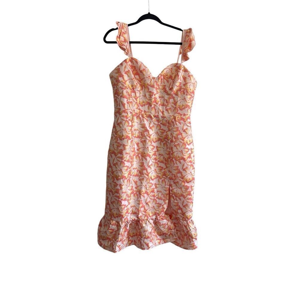 NWT Lulus Floral Midi Dress Size XL